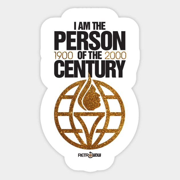 Person of the Century Sticker by RetroWDW